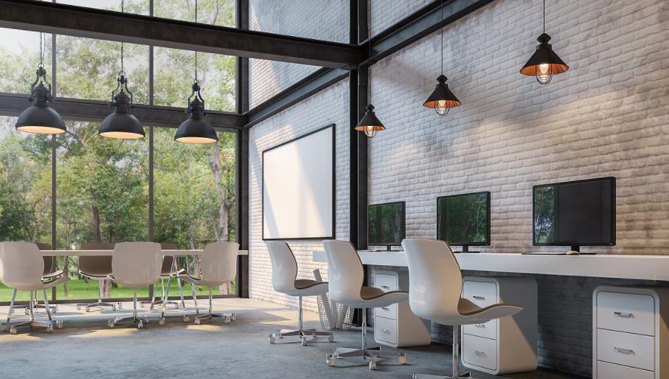 上海流行的工業(yè)風(fēng)辦公室設(shè)計(jì),辦公室無(wú)吊頂如何做隔斷設(shè)計(jì)？